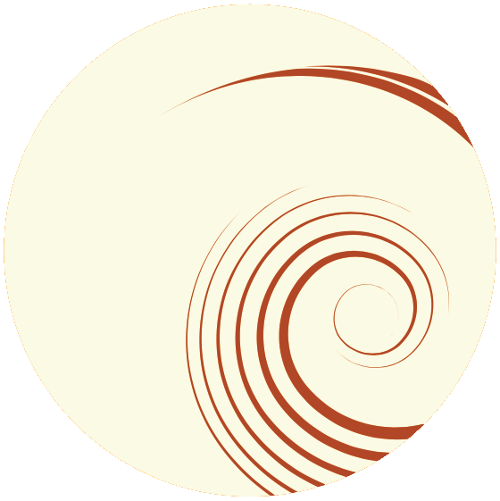 icon of moon with spiral